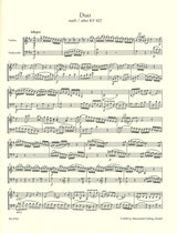 Mozart, Duos KV 423, 424 (Vn,Vc) (Barenreiter)