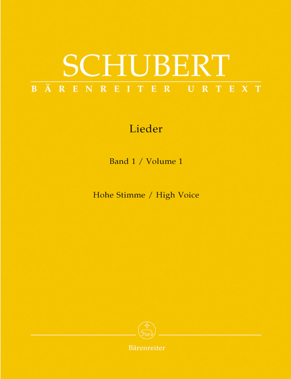 Schubert, Lieder 1 (High) (Barenreiter)