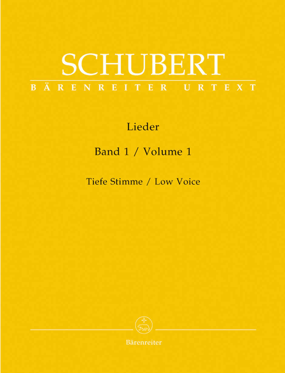 Schubert, Lieder 1 (Low) (Barenreiter)