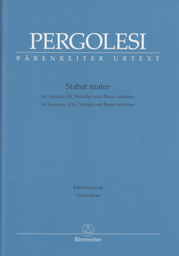Pergolesi, Stabat mater (Barenreiter)
