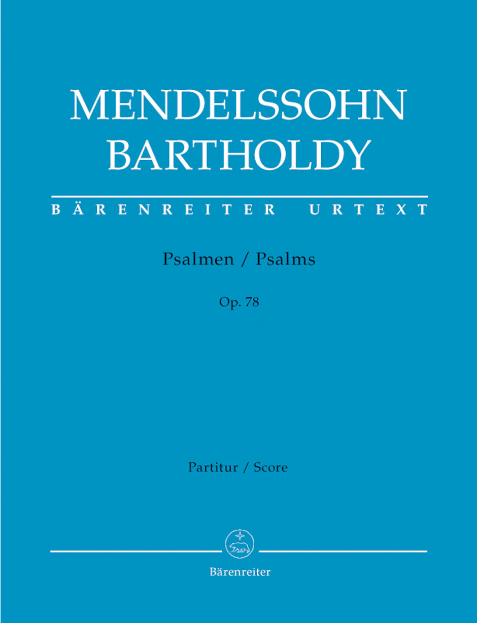 Mendelssohn, 3 Psalmen op. 78 [G/E] (Barenreiter)