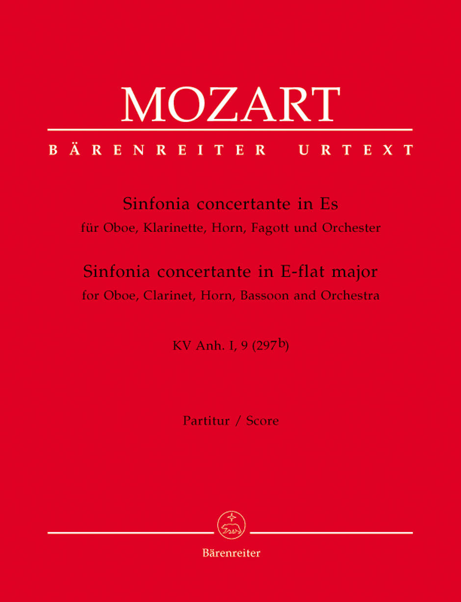 Mozart, Sinfonia conc KV Anh. C14.01 (Barenreiter)