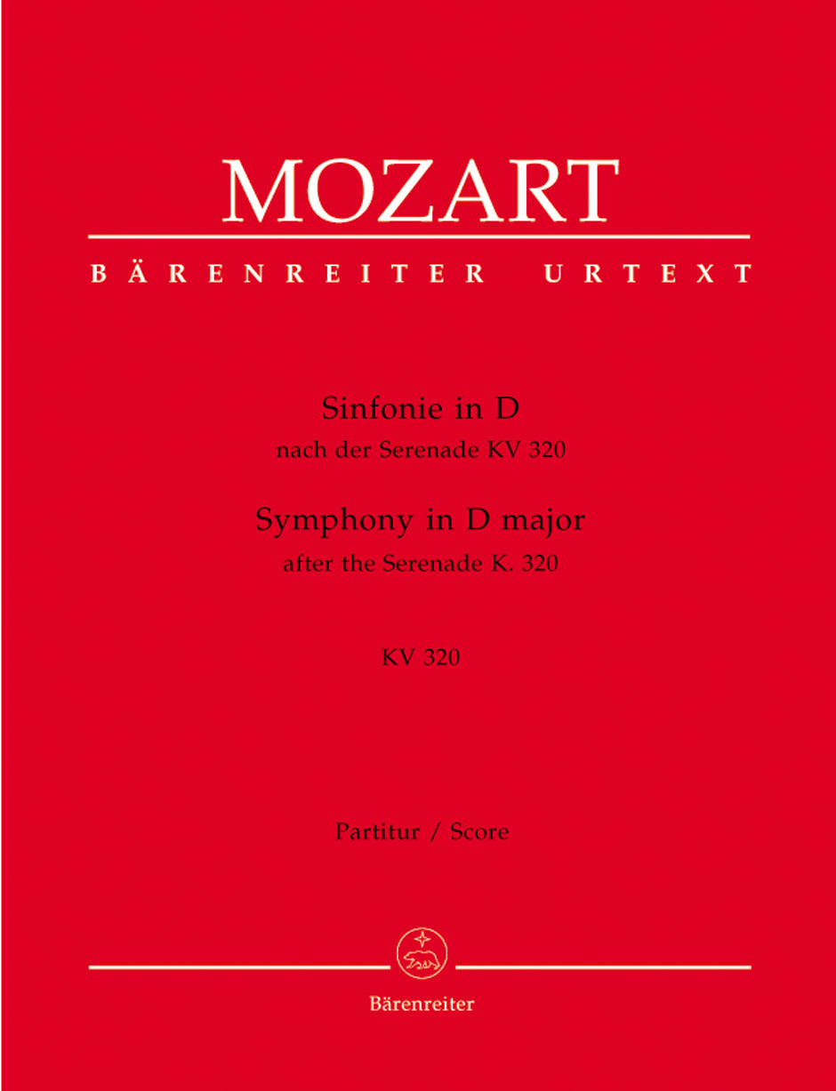 Mozart, Symphony KV 320 in D (Barenreiter)