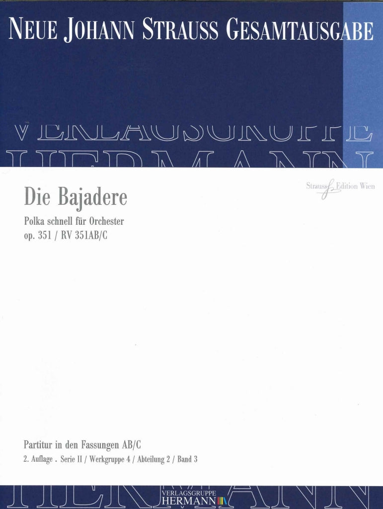 Strauss,J., Bajadere op. 351 (Strauss Edition Wien)