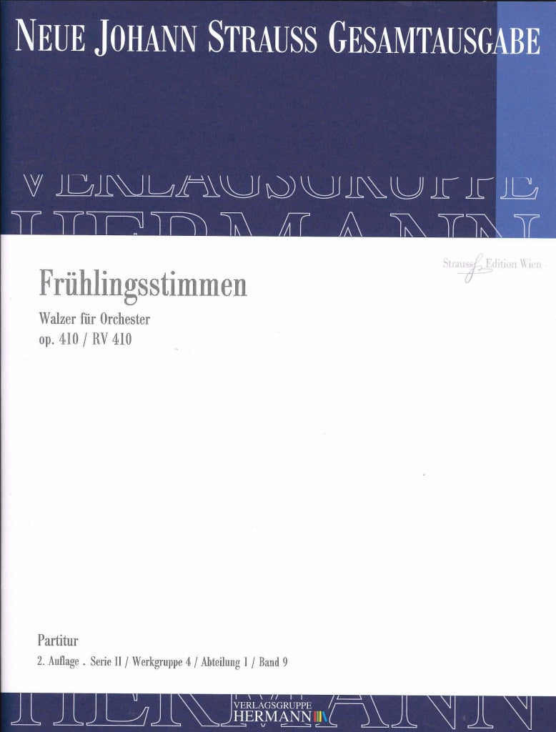 Strauss,J., Fruhlingsstimmen (Sop,Orch) (Strauss Edition Wien)