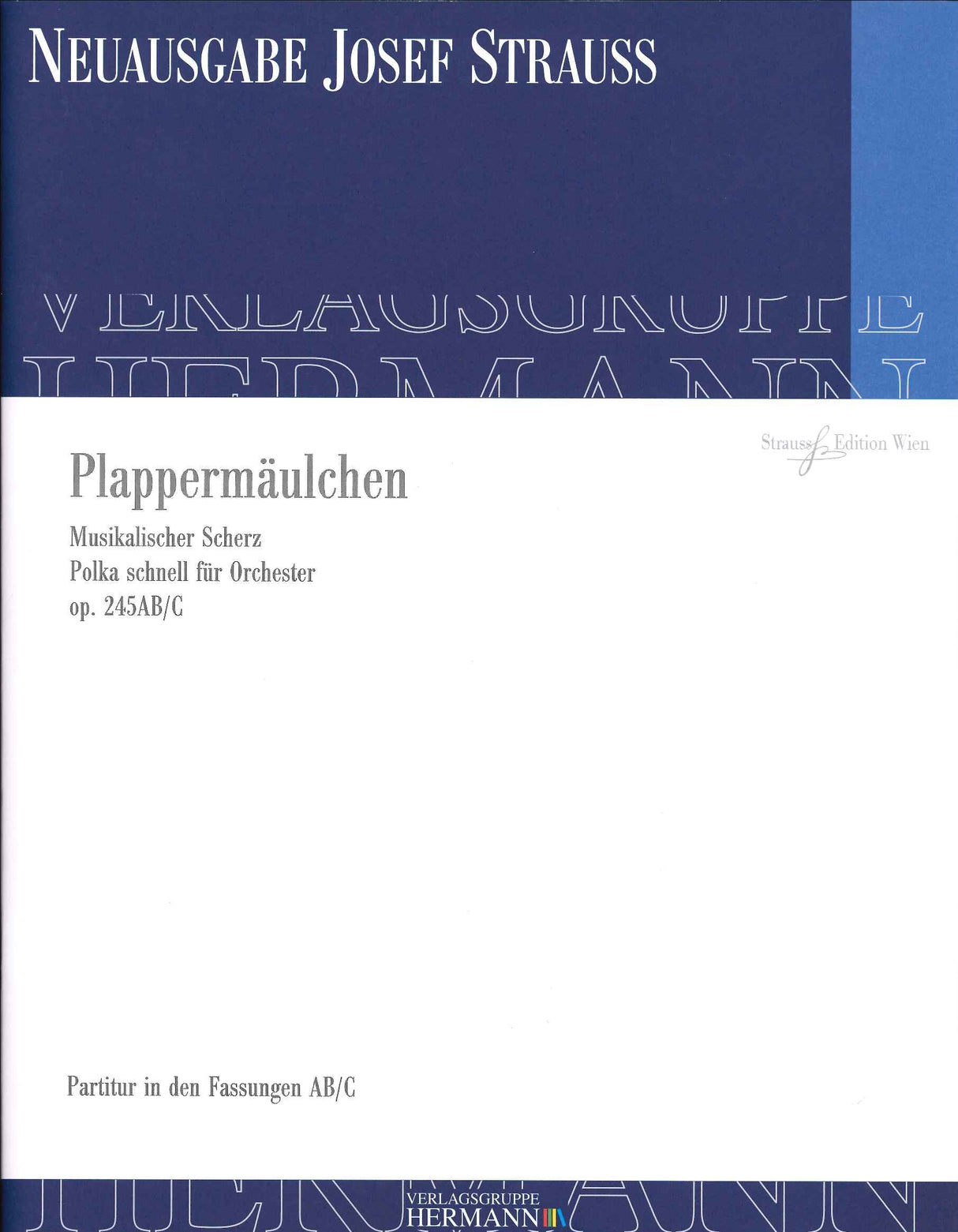 Strauss,Jos., Plappermaulchen op. 245 (Strauss Edition Wien)