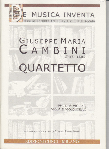 Cambini, Quartetto (Curci)