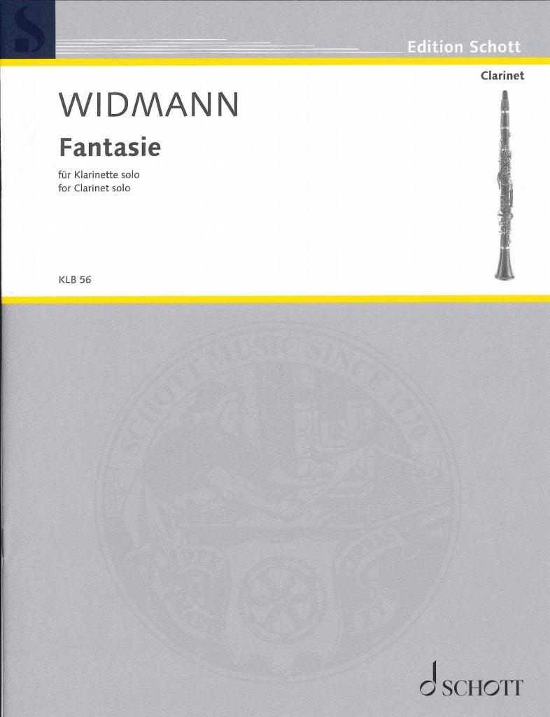 Widmann, Fantasie (Cl Solo) (Schott)