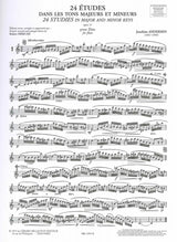 Andersen, op. 21: 24 Etudes (Billaudot)