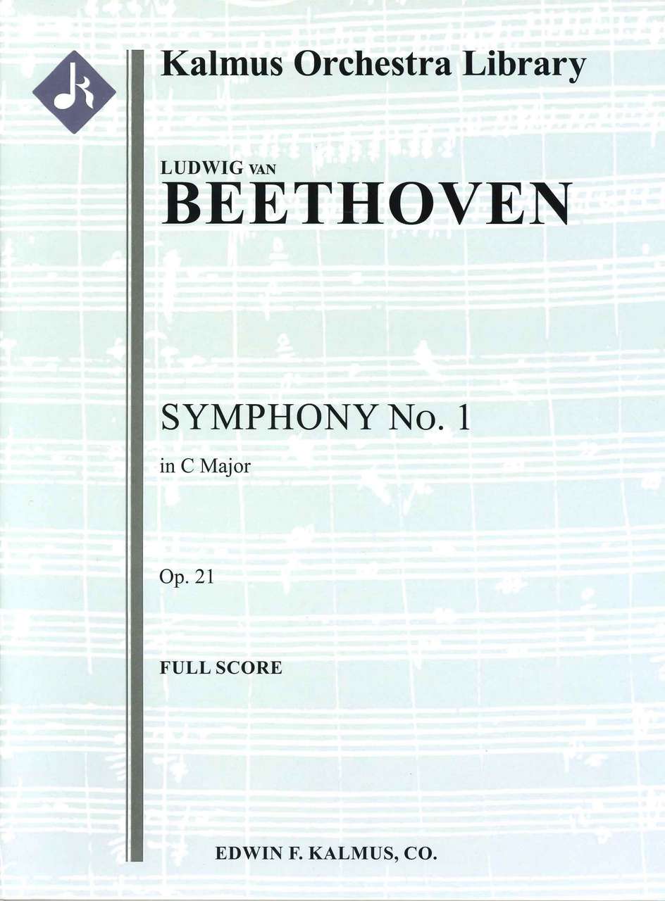 Beethoven, Symphony No. 1 (Large Score) (E.F.Kalmus)