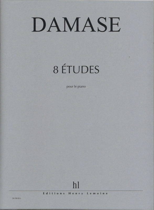 Damase, 8 Etudes (Lemoine)