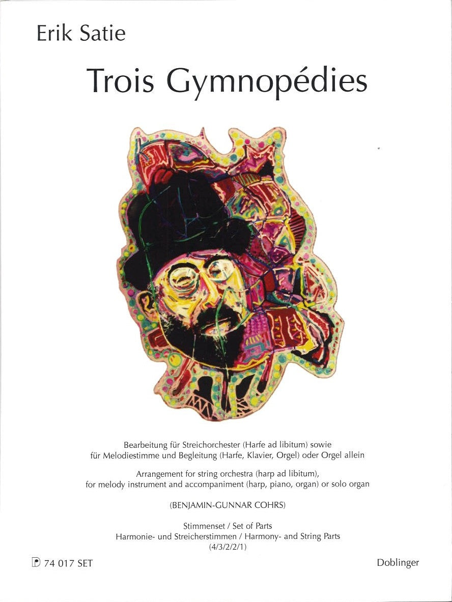 Satie, 3 Gymnopedies: Set of Parts (Doblinger)