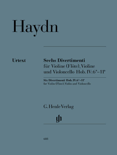 Haydn, 6 Divertimenti Hob. 4/6-11 (Henle)