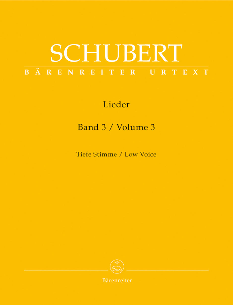 Schubert, Lieder 3: op. 80-98 (Low) (Barenreiter)