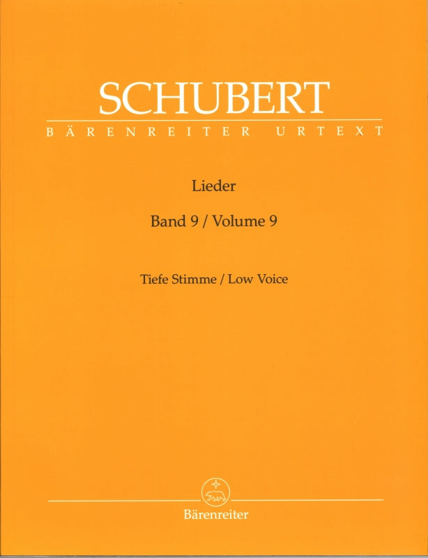 Schubert, Lieder 9 (Low) (Barenreiter)