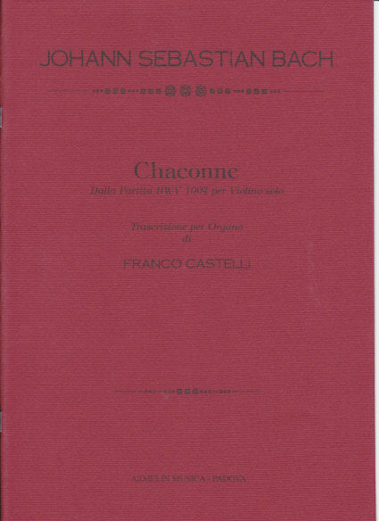 Bach, Chaconne in d (Castelli) (Armelin Musica)