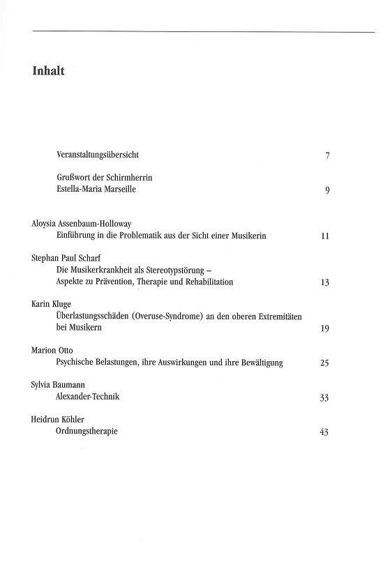 Pravention psychosomatischer & orthopa (Stiftung Kloster Michaelstein)