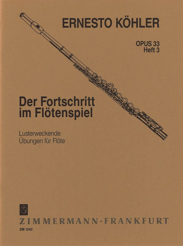 Kohler, Fortschriff im Floten. op. 33, 3 (Zimmermann)