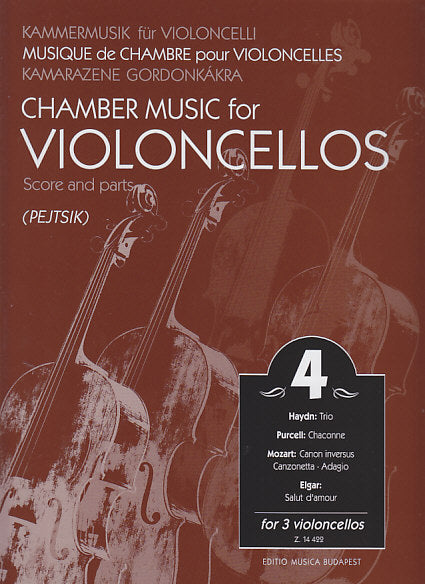 Chamber Music for Violoncellos 4 (3Vc) (Editio Musica Budapest)