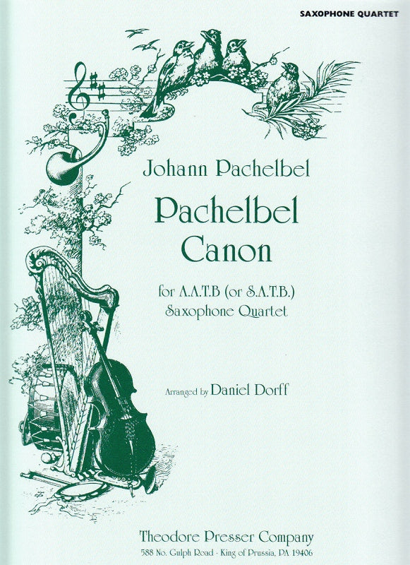 Pachelbel, Canon (A/S,A,T,Br Sax) (Presser)