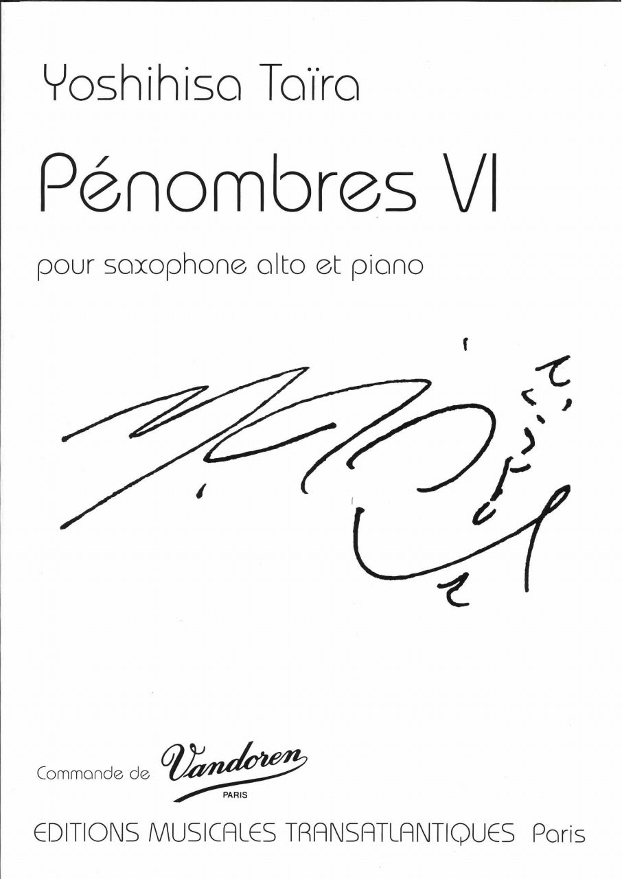 Taira, Penombres 6 (ASax,Pf) (Transatlantiques)