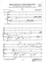 Delerue, Dialogue concertant (Billaudot)