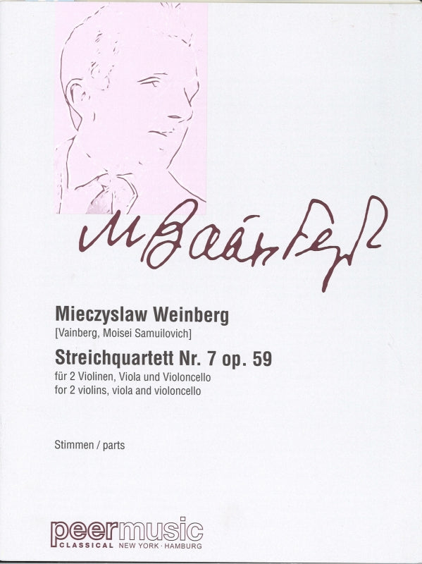 Weinberg, Streichquartett Nr. 7, op. 59 (Peermusic)
