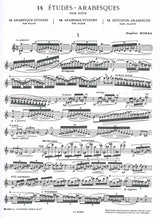 Bozza, 14 Etudes arabesques (Leduc)