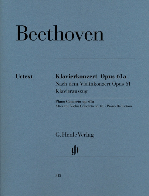 Beethoven, Concerto for Piano op. 61a (Henle)