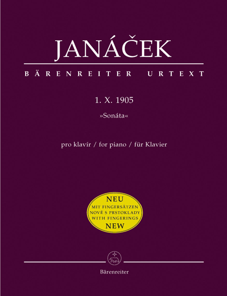 Janacek, Sonata '1. X. 1905' (+fing.) (Barenreiter)