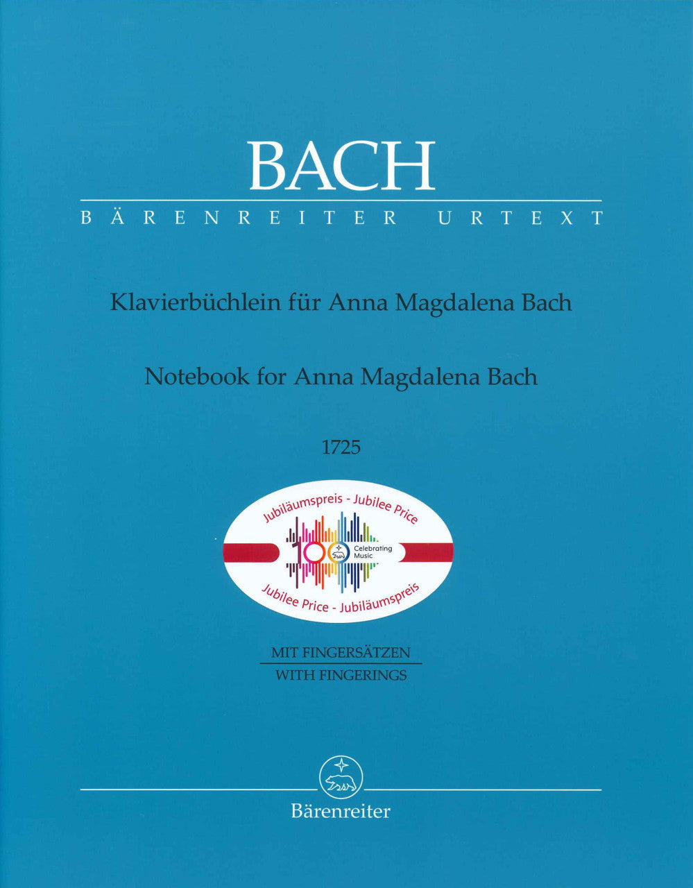 Bach, Klavierbuchlein fur Anna (+fing.) (Barenreiter)