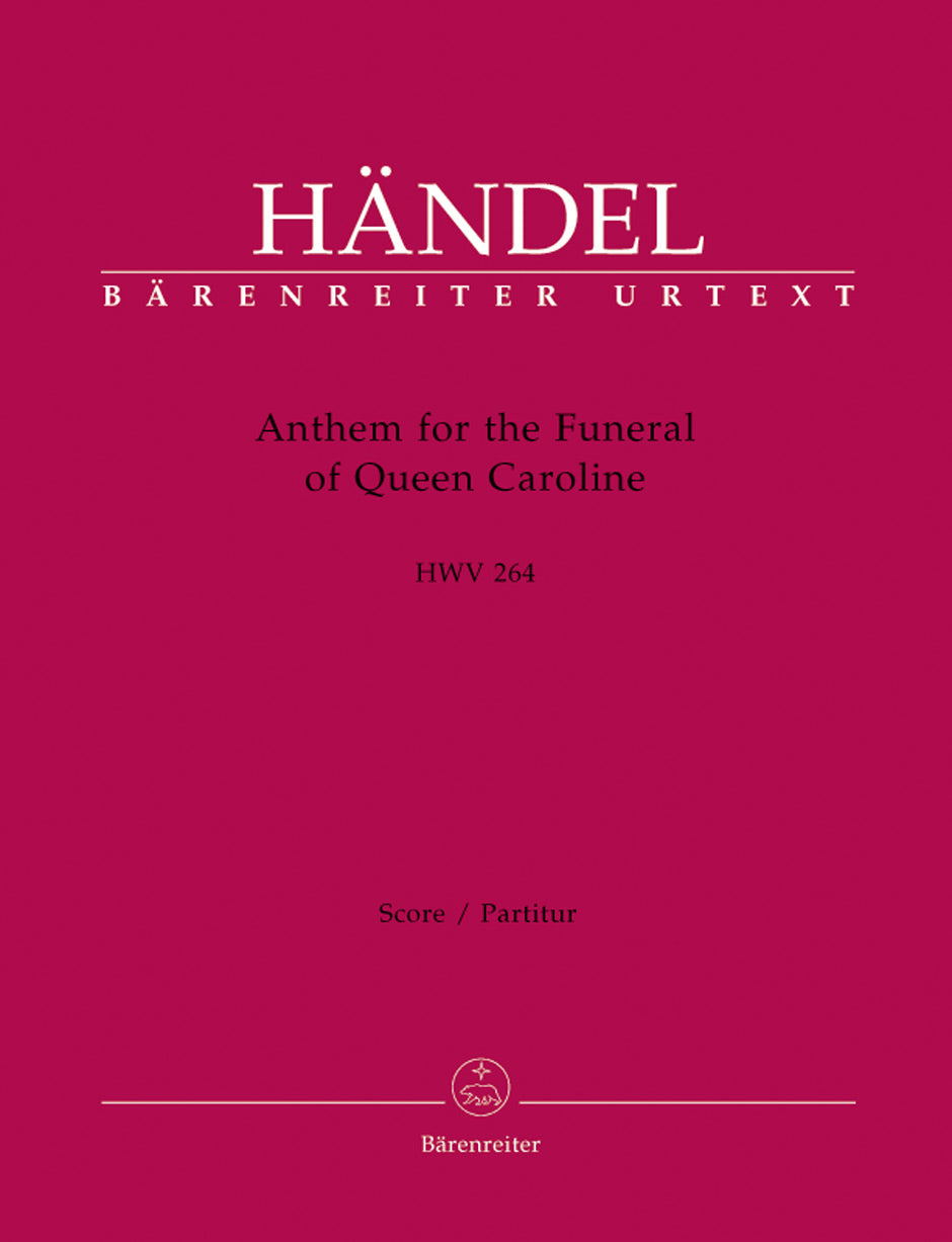 Handel, Anthem HWV 264 Full Score (Barenreiter)