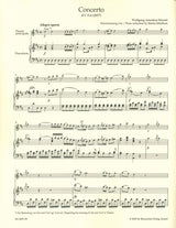 Mozart, Concerto KV 314(285d) in D (Barenreiter)