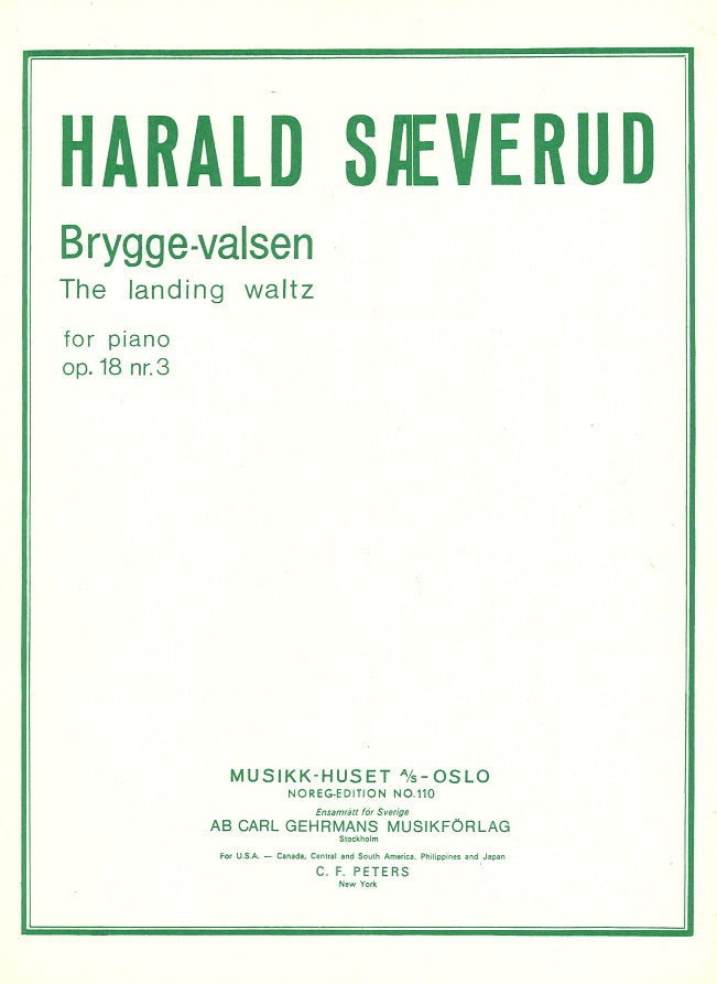 Saeverud, op. 18/3: The landing waltz (Musikk-Huset)