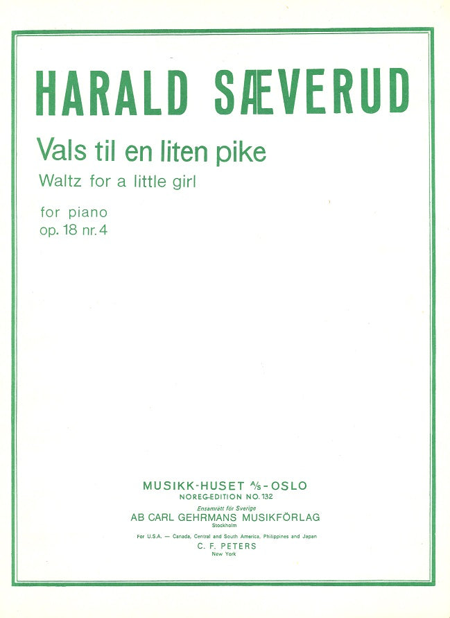 Saeverud, op. 18/4: Waltz for a little (Musikk-Huset)
