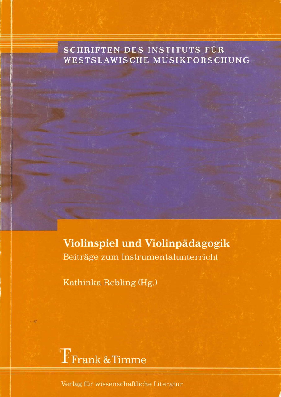 Rebling, Violinspiel & Violinpadagogik (Frank & Timme)