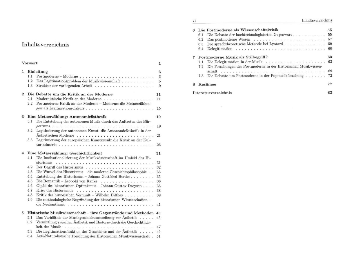 Kim, Musikwissenschaft in Postmoderne (Universitat Osnabruck)