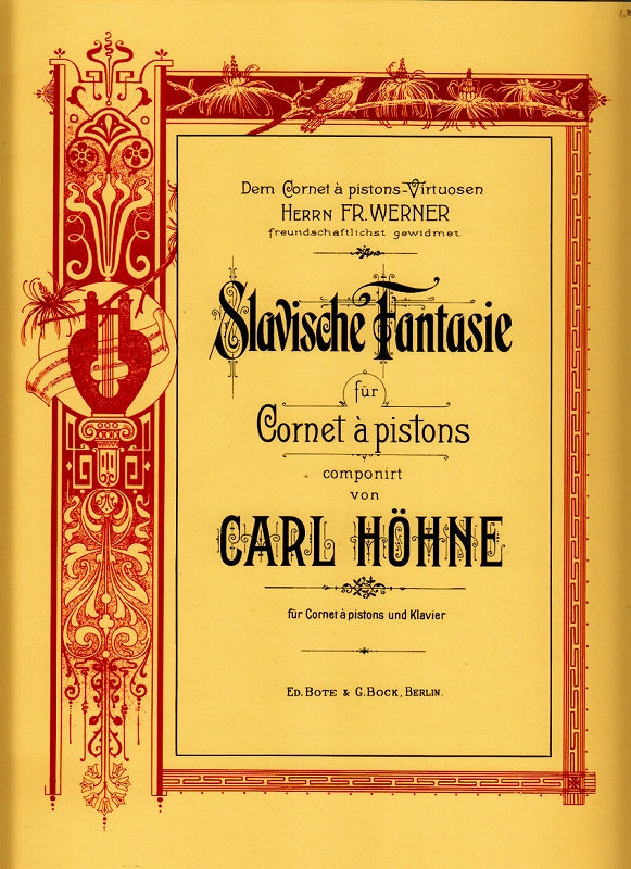 Hohne, Slavische Fantasie (Cnt,Pf) (Bote & Bock)