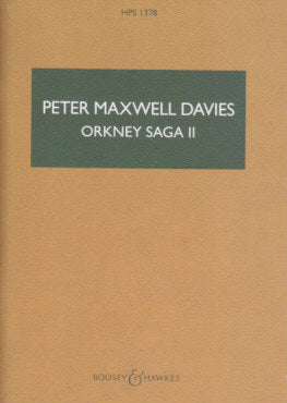 Maxwell Davies, Orkney Saga 2 (Boosey)