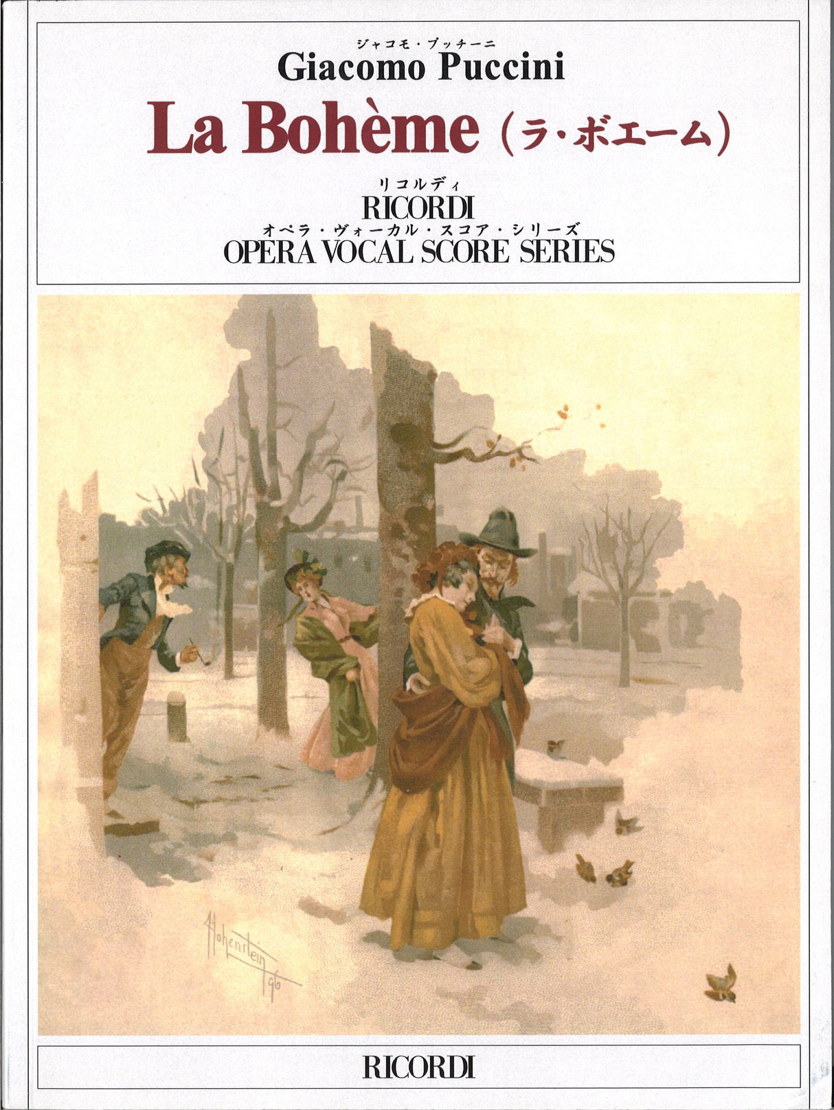 Puccini, Boheme [I/J] (Ricordi)