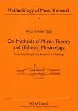 Schuler, On Methods of Music Theory & (Peter Lang)
