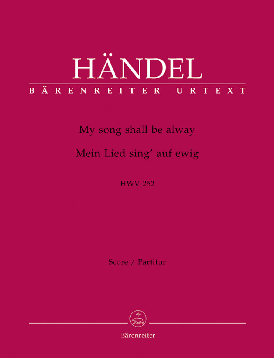 Handel, Anthem HWV 252 (Partitur) (Barenreiter)