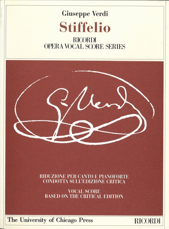 Verdi, Stiffelio [I] (Chicago Press, The University of/Ricordi)
