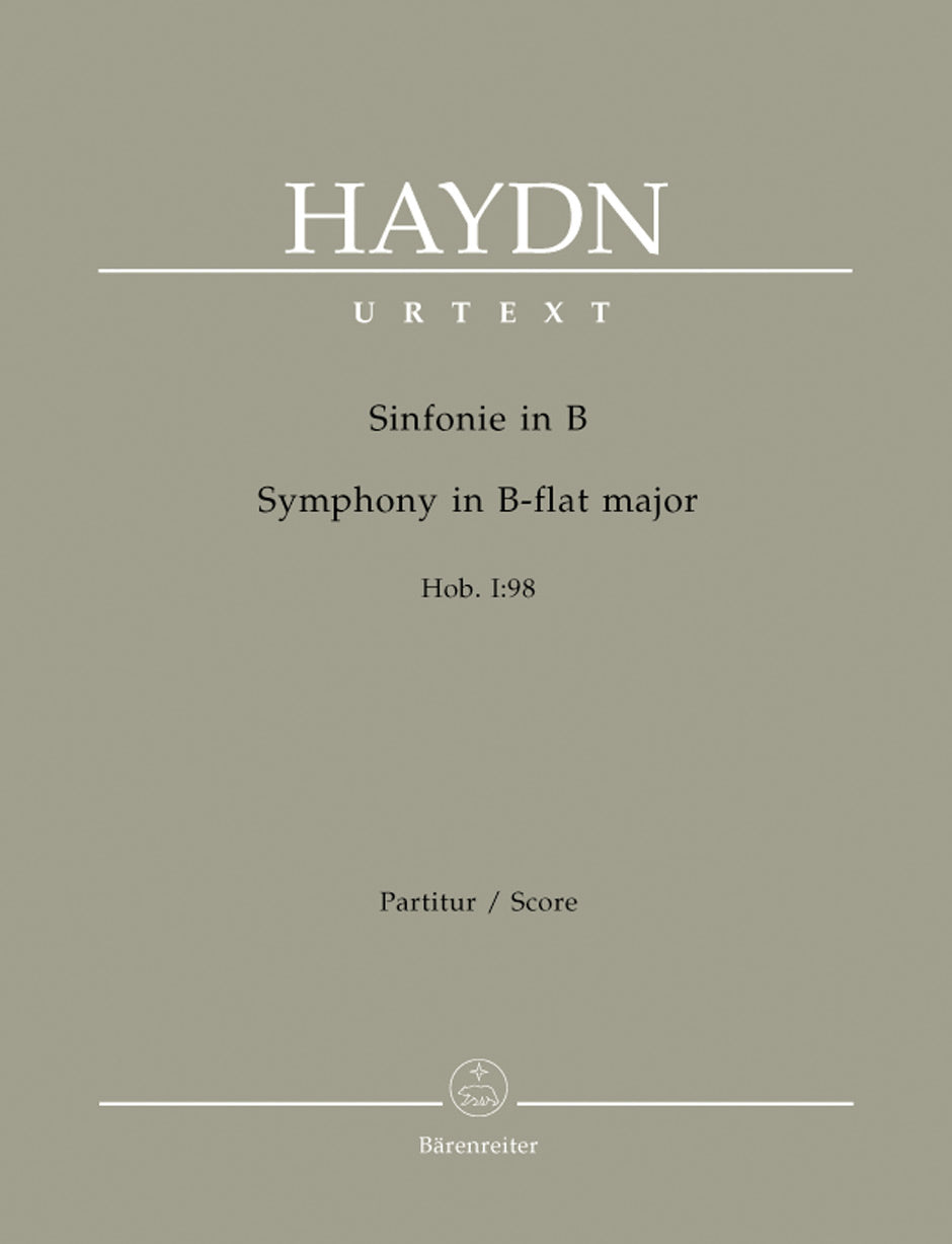 Haydn, Symphony No. 98 (Partitur) (Barenreiter)