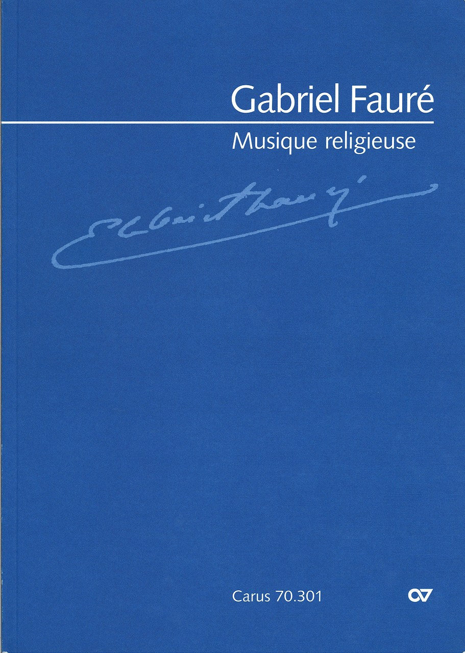 Faure, Musique religieuse (Carus)