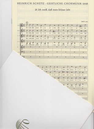 Schutz, Ich weiss, dass mein Erloser... (Barenreiter)