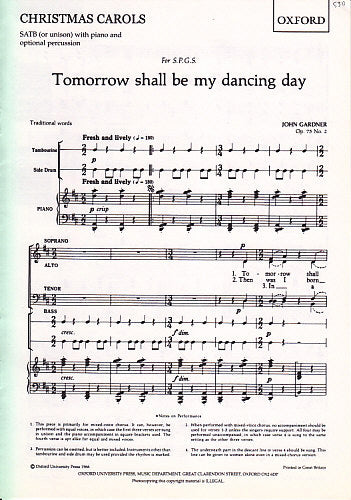 Gardner, Tomorrow shall be my dancing (Oxford University Press)
