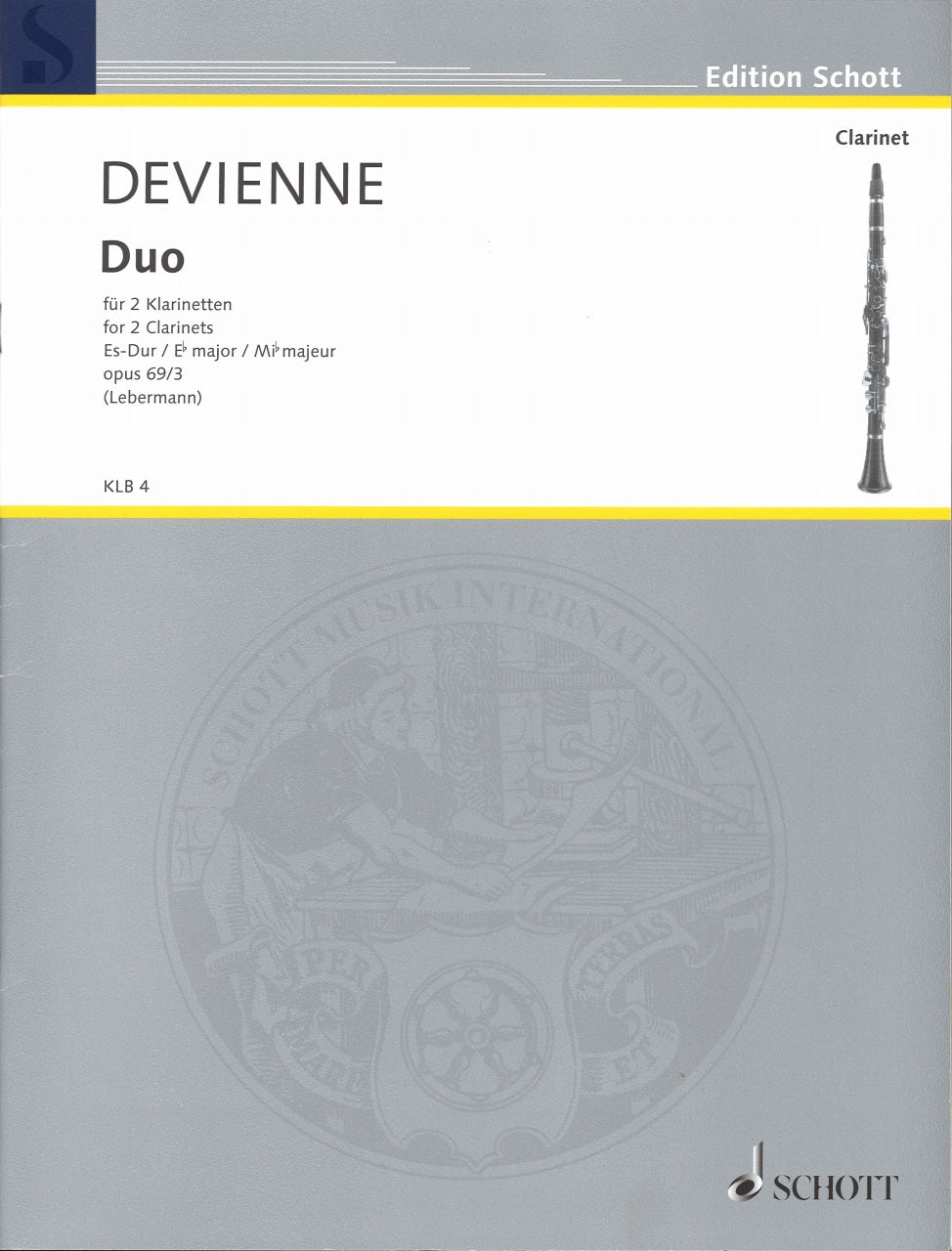 Devienne, Duo op. 69/3 Es-dur (2Cl) (Schott)