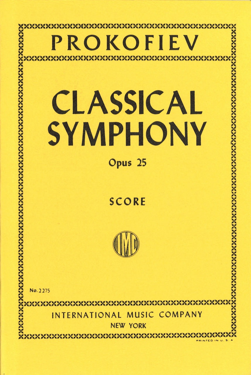 Prokofiev, Symphony No. 1 'Classical' (IMC)