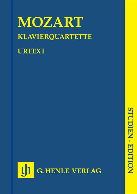 Mozart, Piano Quartets KV 478, 493 (Henle)